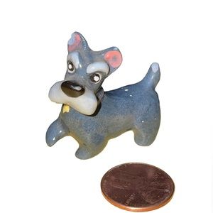 Vintage Hagen Renaker Miniature JOCK Dog Figurine Walt Disney Lady & The Tramp